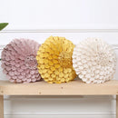 Axyaa 3D Sunflower Velvet Cushion Cover: Handmade Small Daisy Flower Throw Pillow