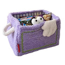 Axyaa Foldable Storage Basket: Cute Baby Diaper Clothes Toys Organizer & Decor