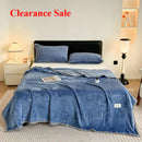 Axyaa Cozy Flannel Blanket: Soft, Warm, and Stylish Solid Color Milk Blanket