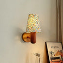 Axyaa Flower Cloth LED Wall Lamp Wood Modern Nordic Bathroom Stair Light