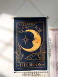 Sun & Moon Bohemian Tapestry with Fringe by Axyaa - Home Decor Art & Gifts
