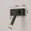 Axyaa LED Wall Lamp for Bedroom with Spot Light for Modern Living Room