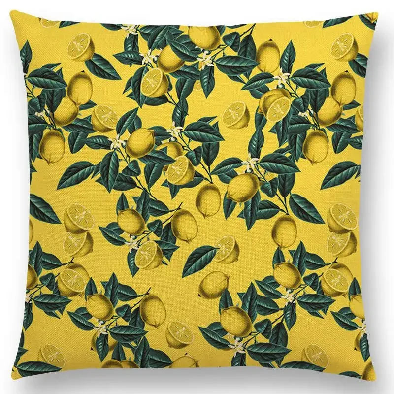 Axyaa Tropical Jungle Garden Throw Pillow Covers