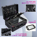 Axyaa Barber Tool Case: Professional Briefcase for Clippers and Supplies