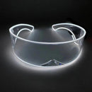 Axyaa LED Party Glasses | Light Up Rave Visor Glasses for Christmas Halloween