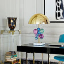 Axyaa Crystal Desk Lamp: Postmodern Colorful Lighting for Bedroom, Living Room, Study