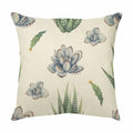 Axyaa Succulents Cactus Cushion Cover - Modern Home Decor Pillowcase