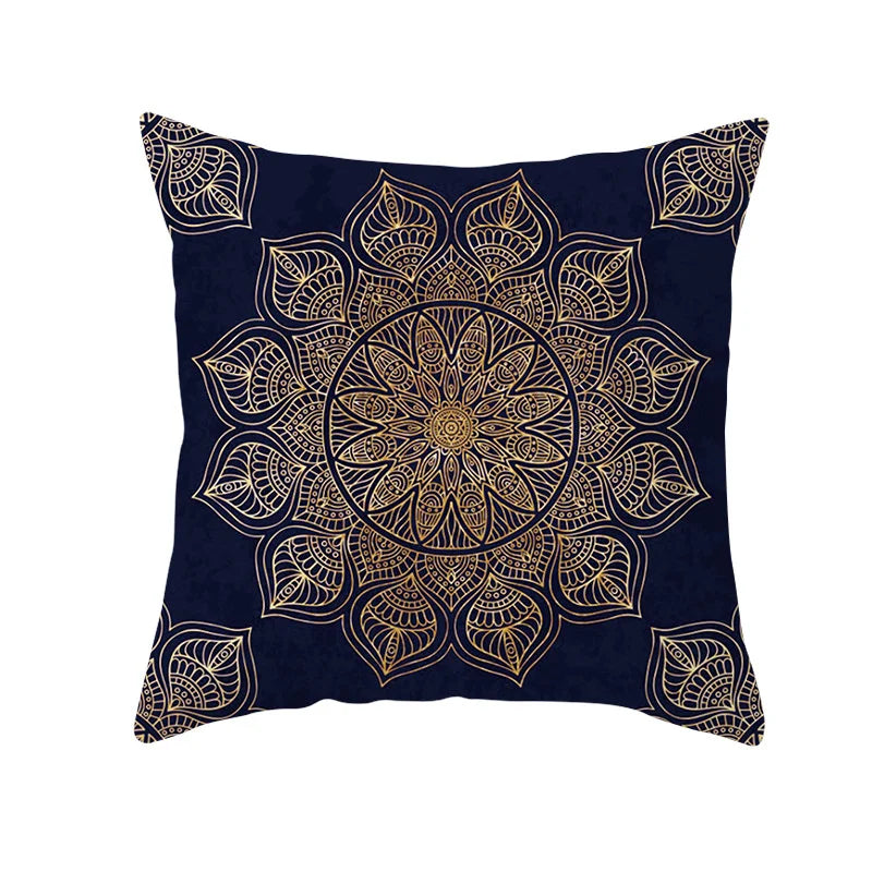 Axyaa Bohemian Geometric Polyester Pillowcase 45x45cm for Home Decor