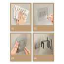 Axyaa Slipper Hook Rack Wall Mounted Bathroom Storage Shoe Drying Rack