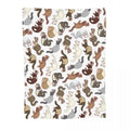 Axyaa Fuzzy Ferrets Blanket - Funny Cryptid Animal Pattern Throw Blanket