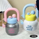 Axyaa Big Belly Water Bottle with Handle and Tea Filter