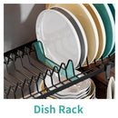 Axyaa 2 Tier Dish Drying Rack Utensil Holder Kitchen Organizer Storage Rack