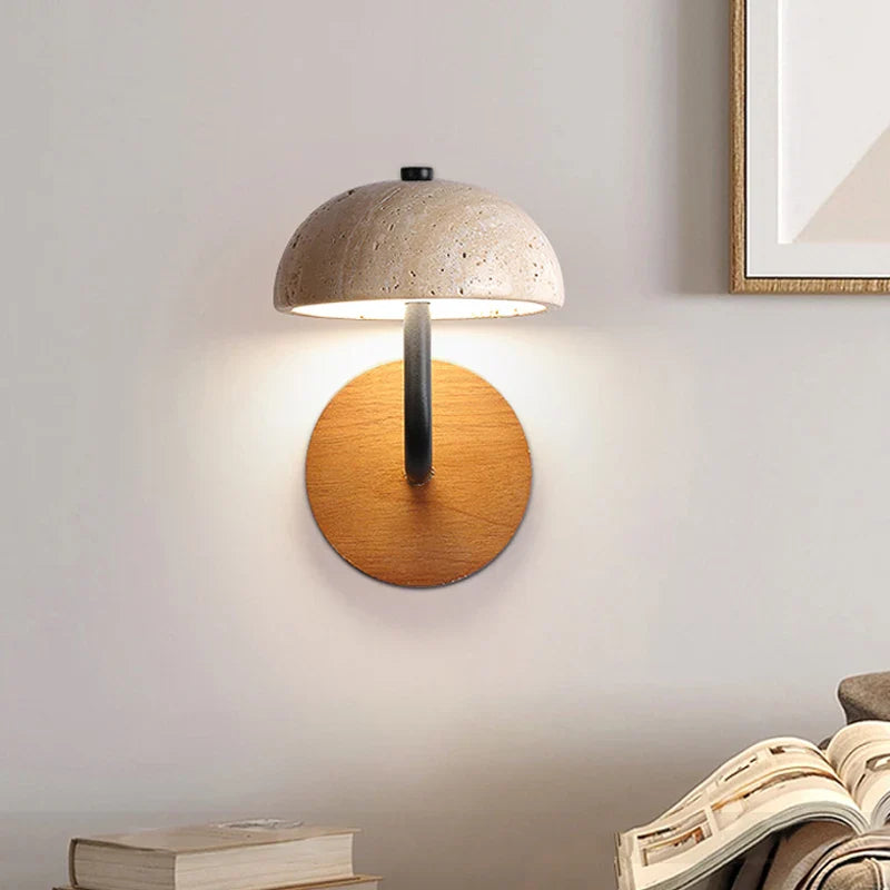 Axyaa Wabi Sabi Natural Stone Wall Lamps - Japanese Style for Home and Restaurant