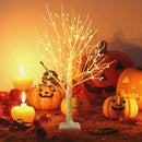 LED Birch Tree Light Warm White USB Battery Power Decorative Tree for Christmas Axyaa