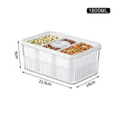 Axyaa Fridge Organizer Food Storage Containers Fresh Fruit Baskets Refrigerator Kitchen Organizer