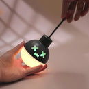 Axyaa Colorful Silicone Night Light for Children - USB Rechargeable RGB LED Toy