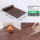 Axyaa Wood Grain Peel and Stick Flooring Tiles, Removable Sticker, 118'' X 15.7''
