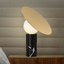 Axyaa Marble Base LED Table Lamp: Light Luxury Decor for Home Decor and Lighting