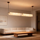 Axyaa Marble Strip Copper Pendant Light - Modern Luxury Design