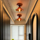 Axyaa Glass Ceiling Lamp: Modern LED Indoor Lighting for Living Room & Balcony