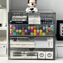 Acrylic Desk Organizer Set - Axyaa Stationery Drawers & Pen Holder