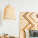 Axyaa Woven Rattan Pendant Chandelier E27 Fixture for Home and Restaurant