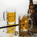 Axyaa Glass Beer & Whiskey Cups Set - Stylish Drinkware for Home and Parties