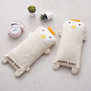 Axyaa Kids Buckwheat Pillow: Knitted Cotton Shell, Neck Support, 25x40cm