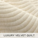 Axyaa Plaid Quilt Set 3-Piece Queen Bedding with 2 Pillow Shams, Reversible Coverlet