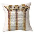 Axyaa Geometric Character Pillowcase | Sofa Home Decor Polyester Cushion