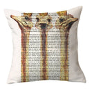 Axyaa Geometric Character Pillowcase | Sofa Home Decor Polyester Cushion
