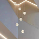 Axyaa Staircase Chandeliers: Modern LED Pendant Light Lamps for Living Room and Indoor Lighting