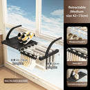 Axyaa Foldable Balcony Clothes Drying Rack - Portable, Retractable, and Space-Saving