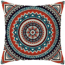 Axyaa Mandala Print Square Pillowcase - Home Decor Cushion Cover