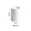Axyaa Solid Color Ceramic Dinner Plates for Hotel & Restaurant Tableware