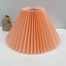 Axyaa Pleated KD Lampshade E27 Modern Minimalist DIY Nordic Washable Wall Lampshade