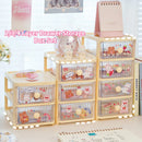 Axyaa Acrylic Drawer Organizer Set for Desk Stationery and Hair Accessories