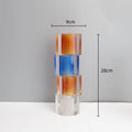 Axyaa Geometric Clear Crystal Mosaic Vase Flower Pot Home Decor