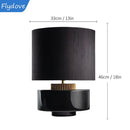 Axyaa Ceramic Villa Desk Lamp - Artful Bedroom Lighting for Home, Hotel, or Study Room