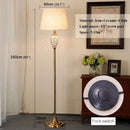 Axyaa Modern Chinese Ceramics LED Floor Lamp for Home Living Room & Bedroom
