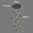 Axyaa LED Pendant Light Chandeliers for Living Room, Modern Indoor Staircase Lighting