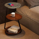 Modern LED Floor Lamp with Shelf by Axyaa: Stylish Living Room Lighting & Storage Solution