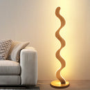 Axyaa Nordic Wood LED Floor Lamp - Minimalist Japanese Style for Living Room