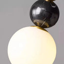 Axyaa Glass Ball LED Pendant Light in Modern Nordic Design