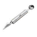 Axyaa Double Head Melon Scoop Stainless Steel Fruit Carving Knife Watermelon Baller