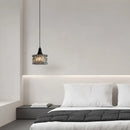 Axyaa Retro Glass LED Chandelier Pendant Light for Dining Living Room Kitchen Bedroom