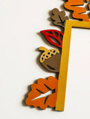 Fall Leaves Wooden Door Topper by Axyaa - Festive Home Decor