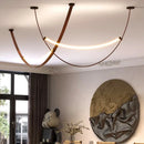 Axyaa Modern LED Chandelier Pendant Light Ceiling Lamp for Indoor Dining Room
