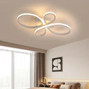 Axyaa Modern LED Ceiling Light - Black/White for Living Room, Bedroom, Kitchen - Light Fixtures