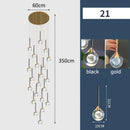 Axyaa Nordic Chandeliers for Dining Room - Indoor Light Fixture Pendant Lights